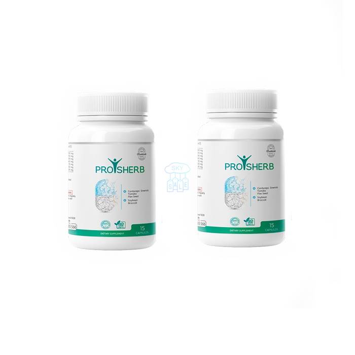 Prosherb caps - capsules for prostatitis in Dasmarinyas